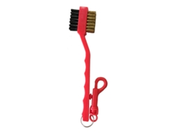 Escova De Limpeza Para Taco De Golfe Duplex Com Cerdas De Aço E Nylon Leve Design Ergonômico