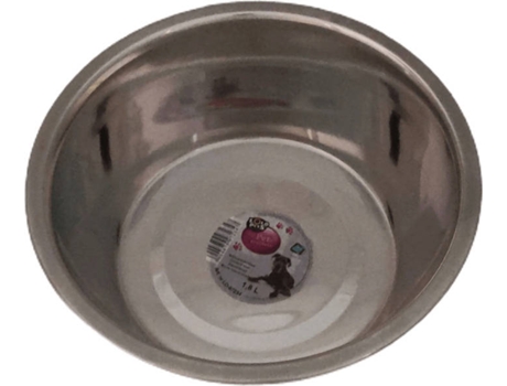 Comedouro para Cães  (Prateado - Inox)