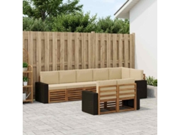 Vidaxl Conjunto De Sofás Para Exterior 8 Unid. Poliéster