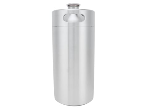 Growler Pressurizado Para Armazenamento De Cerveja Artesanal, Barril De Aço Inoxidável Com Tampa Em Espiral E Manusear Recipiente De Bebida Portátil I