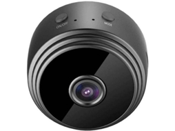 Câmera infravermelha Bestvite 4K HD WiFi com visão noturna para segurança infantil, interna e externa, preta