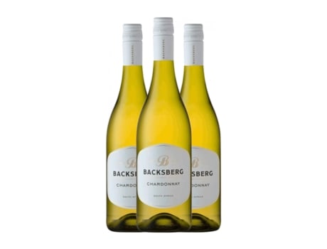 Vinho branco BACKSBERG Chardonnay Western Cape (0.75 L - 3 Unidades)