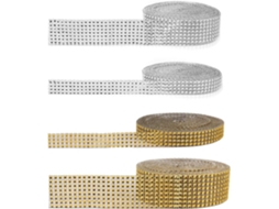 Fitas de Ouro e Prata BRILVIBERA para Bolos de Casamento, Presépio (prata e ouro)