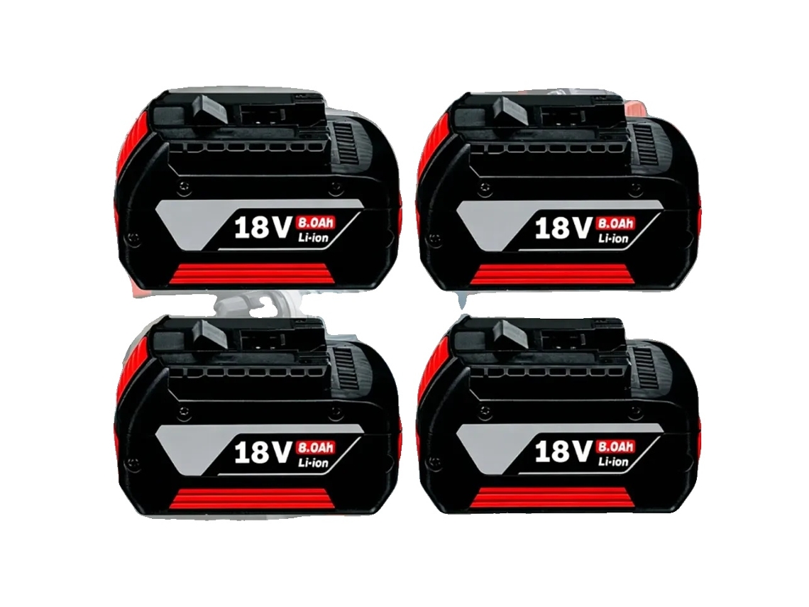 Bateria Substituta, 18v, Capacidade De 8000mah, 4pcs, 18v-e