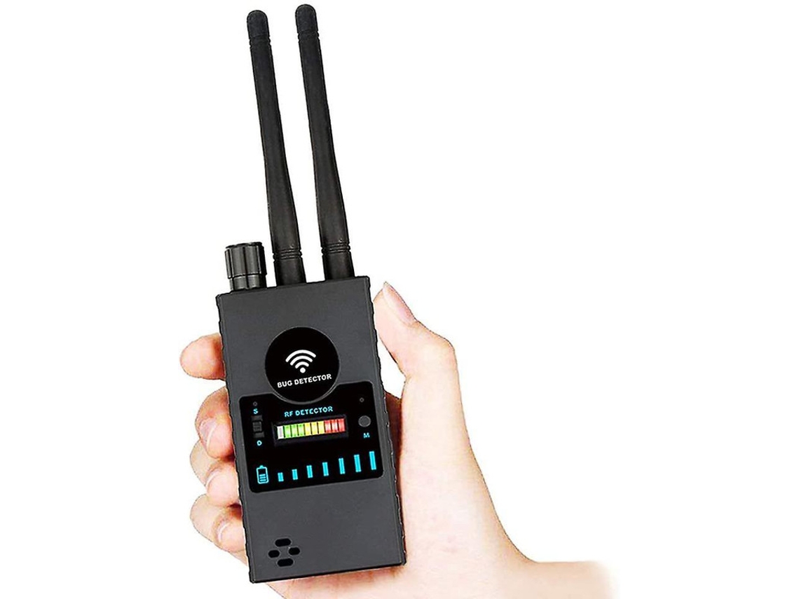 Detector Anti Espião Auto Detecção De Sinal Gps, Câmera Escondida E Bug Yizhood (preto)