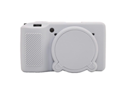 Capa Protetora De Silicone Para Câmera Ricoh Gr Iiix Gr Iii Resistente A Arranhões Cinza Perfeito Brilvibera