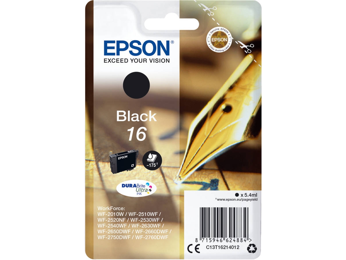 Tinteiro EPSON C13T16214022 Preto