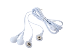 Lurelia Eletrodos Autoadesivos Tens 4 Unidades Conector 2,5 Mm Branco