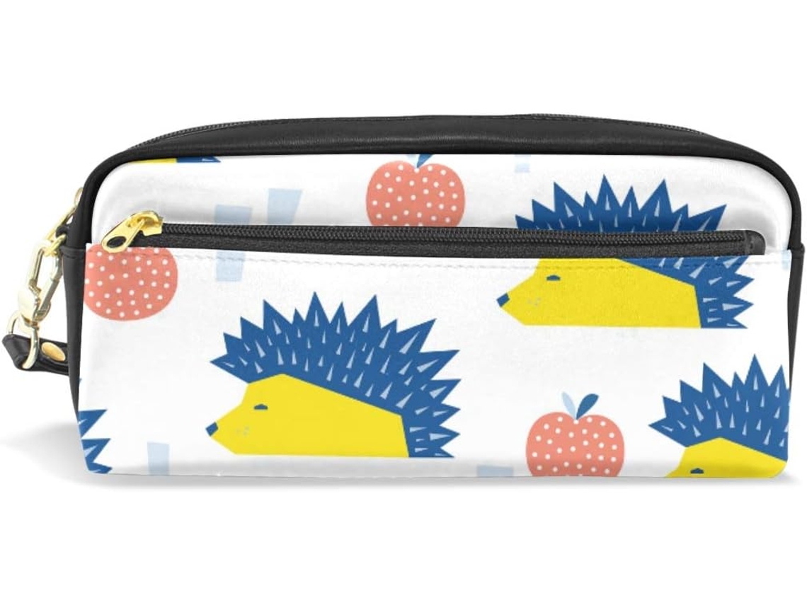 Este lápis com desenho de Ouriço Cacheiro, amarelo e azul