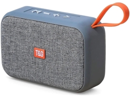 Mini Alto Falante Portátil Bluetooth 5.0 Som Surround 361 Tws Suporte Para Cartão Tf / Aux / Micro Sd / Fm Cinza Yizhood