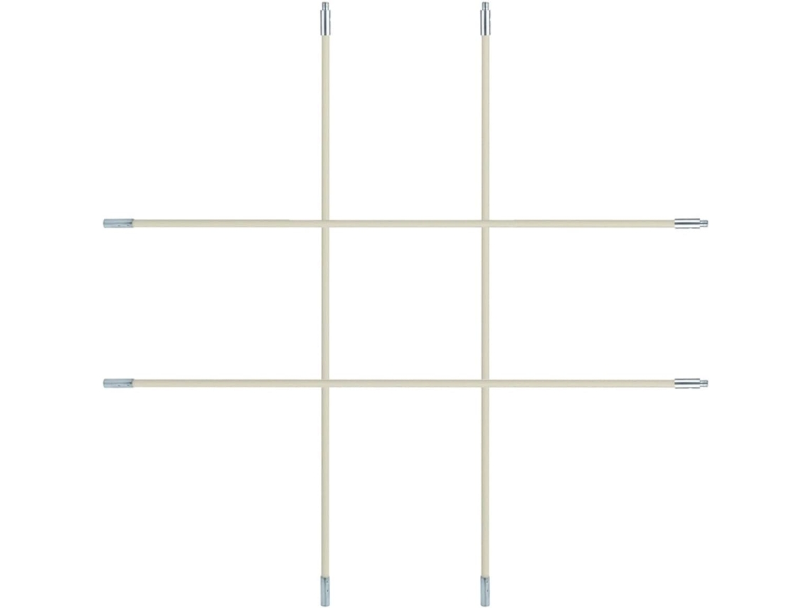 Kit Com 4 Barras De Plástico Branco Para Limpeza De Lareiras