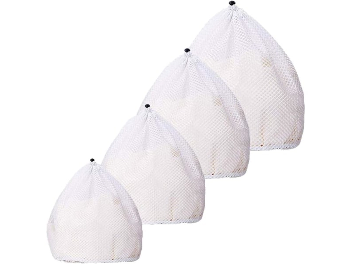 Sacos de Roupa para Máquina de Lavar com Cordão, 4 Tamanhos, Sacos de Malha Reutilizáveis BRILVIBERA