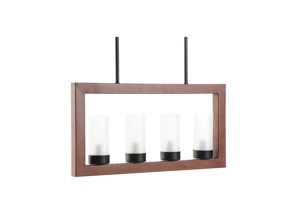 Luminária de Teto em Alumínio e Vidro, 52x10x30cm ALEXANDRA HOUSE LIVING