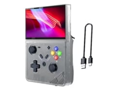 Console De Jogos Portátil R43 Pro 128g 4,3 Polegadas 4k Hd Retro Game Console Linux System Para Psp Ps1 N64 B Ly Ebike