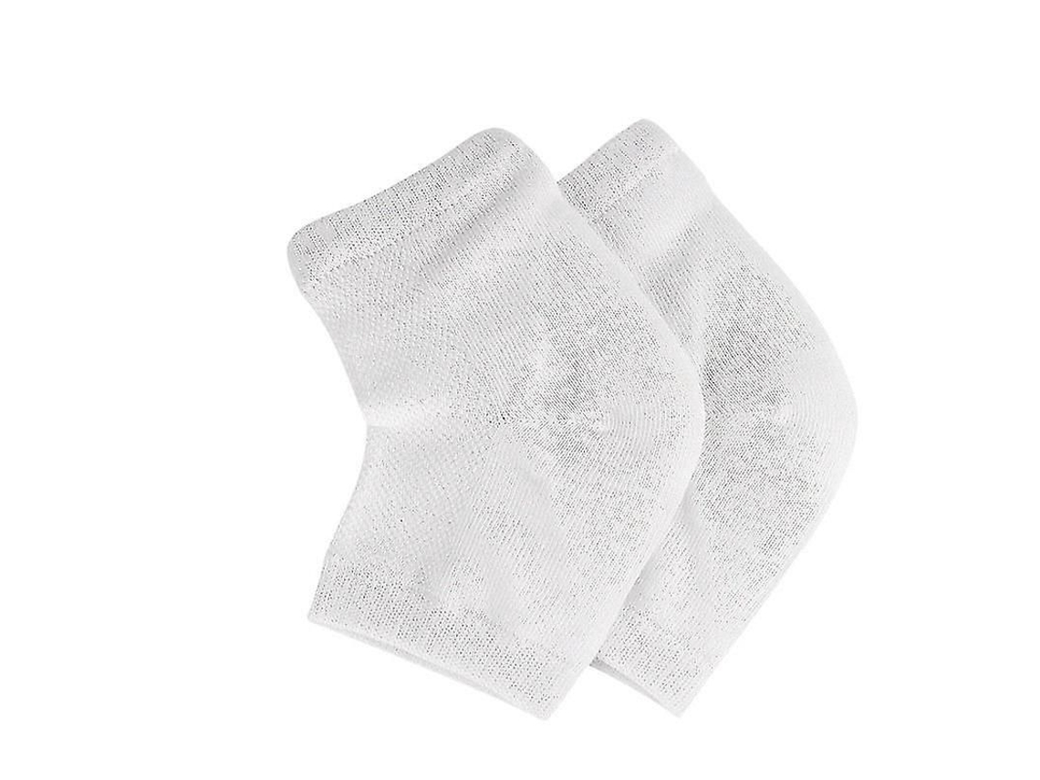 2026 medias de Talón Antifractura Con Gel Hidratante 3 Pares Blanca para Pies Secos Y Rojos