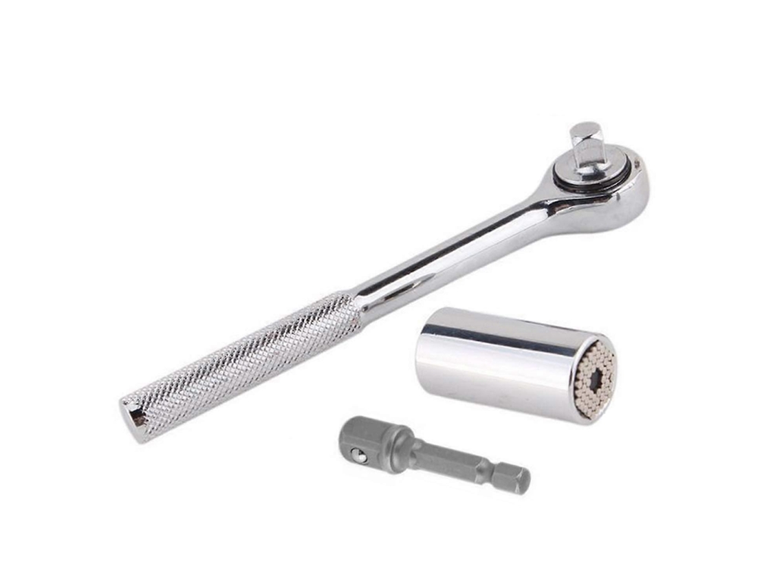 Chave De Torque, Conjunto De 3 Ferramentas De Reparação Com Adaptador De Furadeira 7-19mm Para Manutenção Residencial E Automotiva