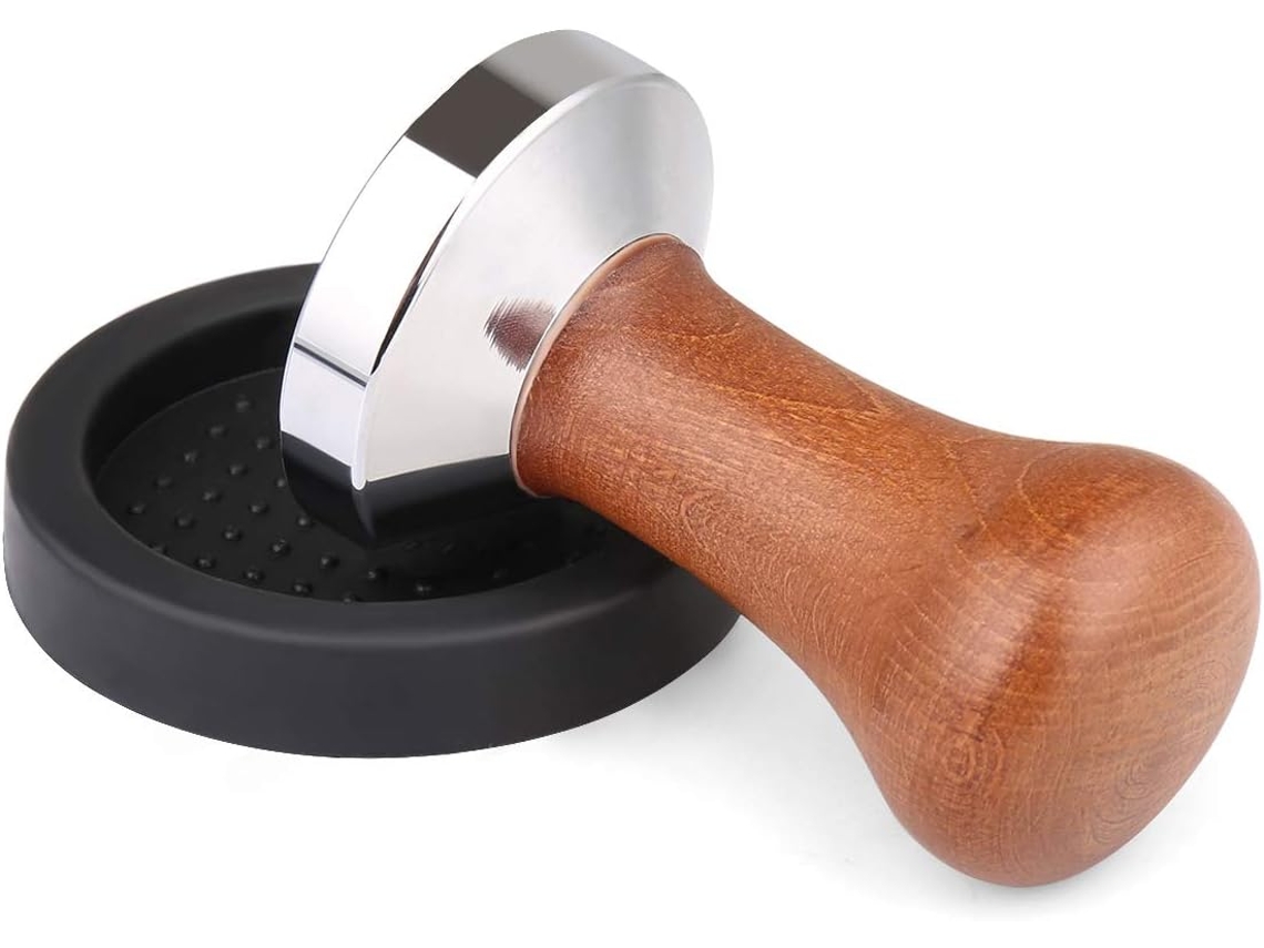 Moedor De Café Portátil 51 Mm, Madeira, Para Grãos De Café, Uso Doméstico, Escritório E Viagens