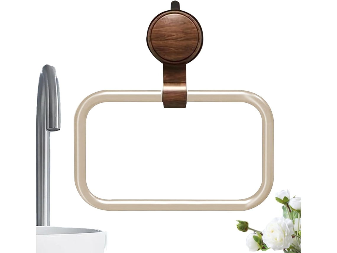Porta-toalhas De Parede Com Ventosa | Ideal Para Toalhas De Mão | Resistente À Ferrugem