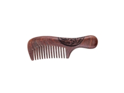 Pente De Cabelo Com Cabo De Madeira De Sândalo, Requintado E Massageador, Para Mulheres E Meninas.