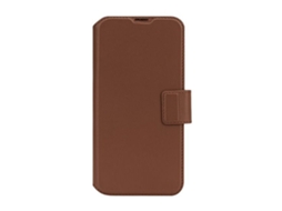Capa Fólio Magsafe Cartões Concha para iPhone 16 Plus DECODED Pele Castanho