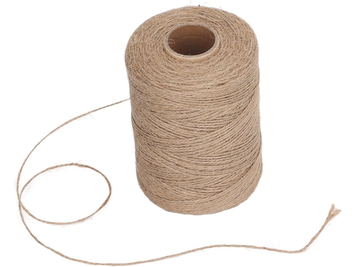 Corda de Juta de 2 Mm Camadas para Artesanato, Jardinagem, Plantas e Embalagens. SFUSHOS