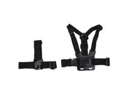 Suporte De Peito Ajustável E Leve Para Capacete, Compatível Com Câmeras Gopro.-aquaforge