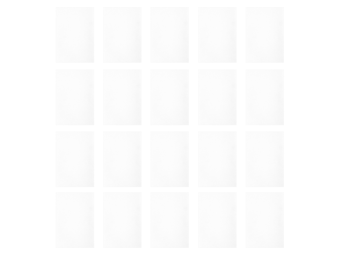 20 Lâminas De Película Termorretráctil Semitransparente De 0,2 Mm, Para Pintura Manual (20145)