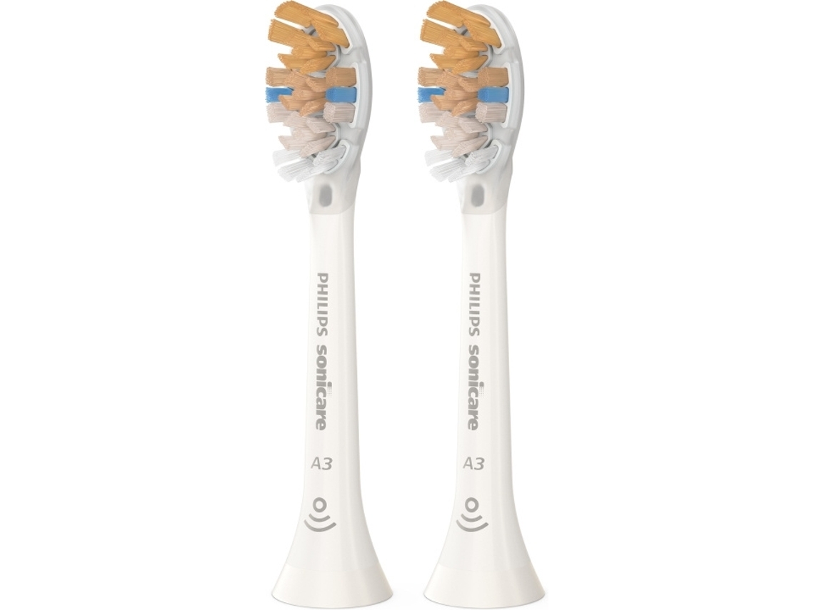 Philips A3 Premium All-in-One Escova Cabeça, Branco, 2 Peças Slowmoose