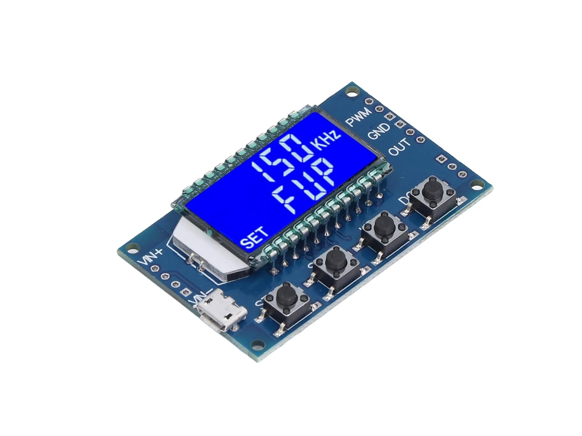 Módulo De Pulso Pwm Com Display Lcd De Modo De Frequência