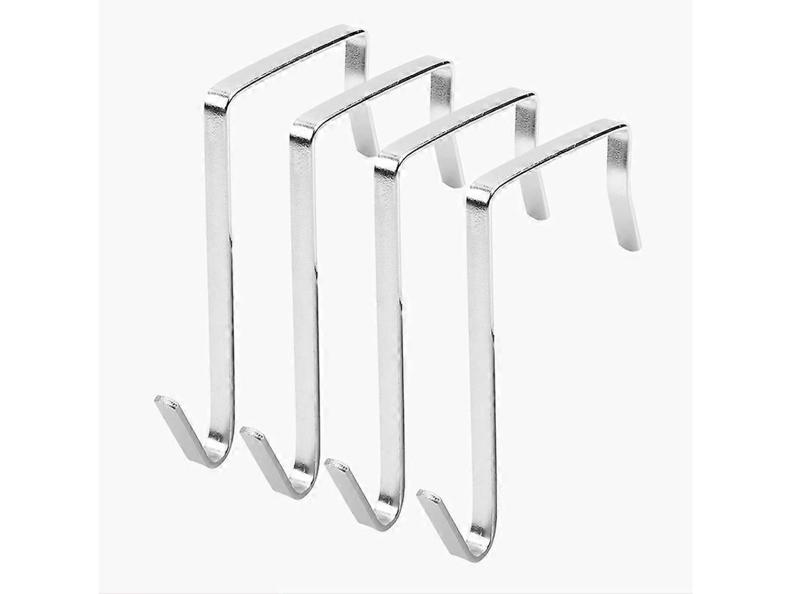 4 ganchos sobre a porta do armário para toalhas, Slowmoose