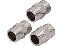 Conectores de Niple Hexagonais, aço inox M20, 3 peças CHABERLU