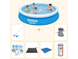 Bestway Piscina Bestway Fast Set Redonda - 366x76 Cm - 7-peças S21996