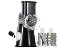 Ralador de Queijo Rotativo, Fatiador Manual para Cozinha com Cabo, Cortador Legumes, Moedor Nozes AQUAFORGE
