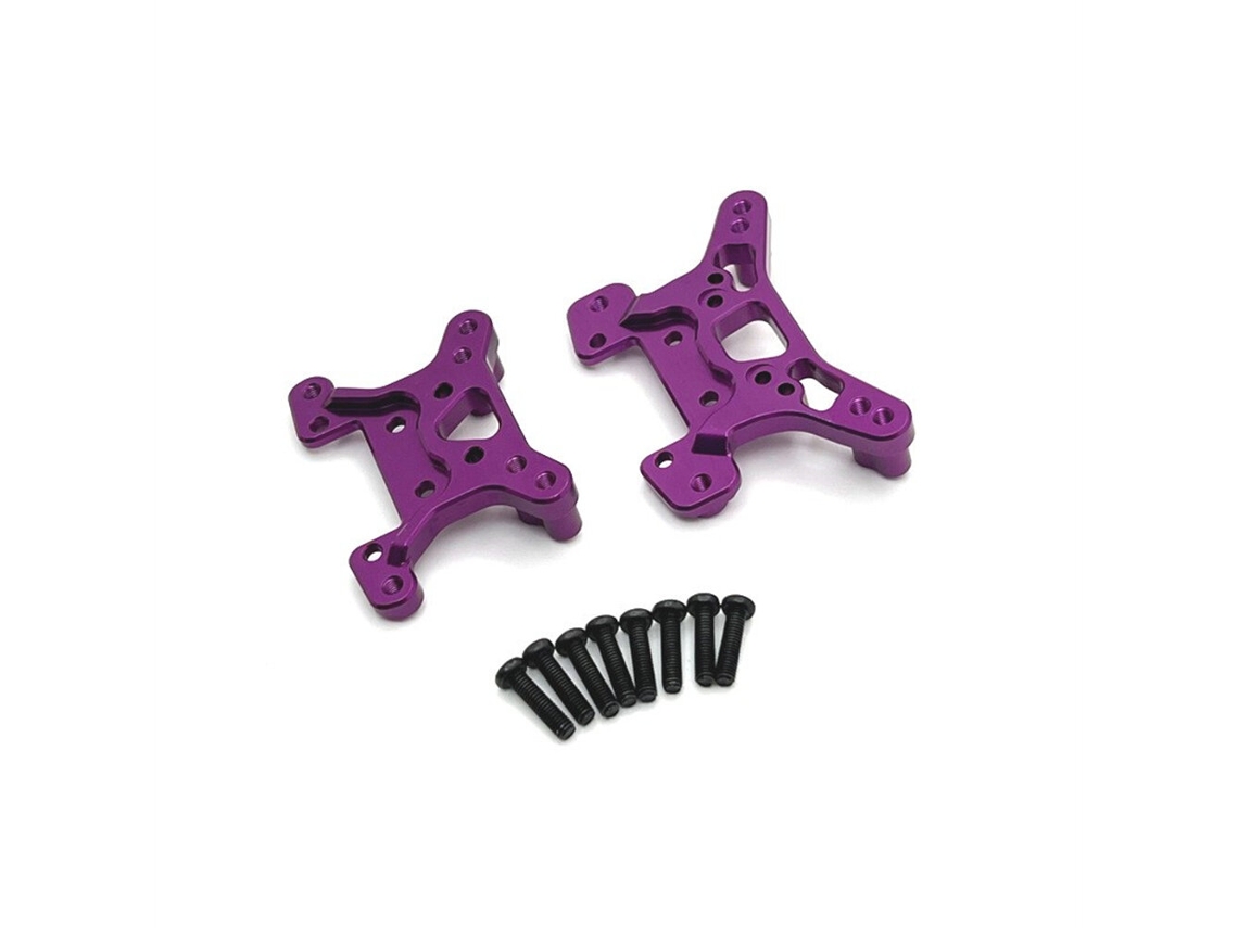 Kit Suportes Amortecedores Diant/tras Metal Reforçado P/ Carros Rc Wltoys 1/12 124008 124010 1/14 144016 144018 Acessórios P/ Veículos Modelos MDUG