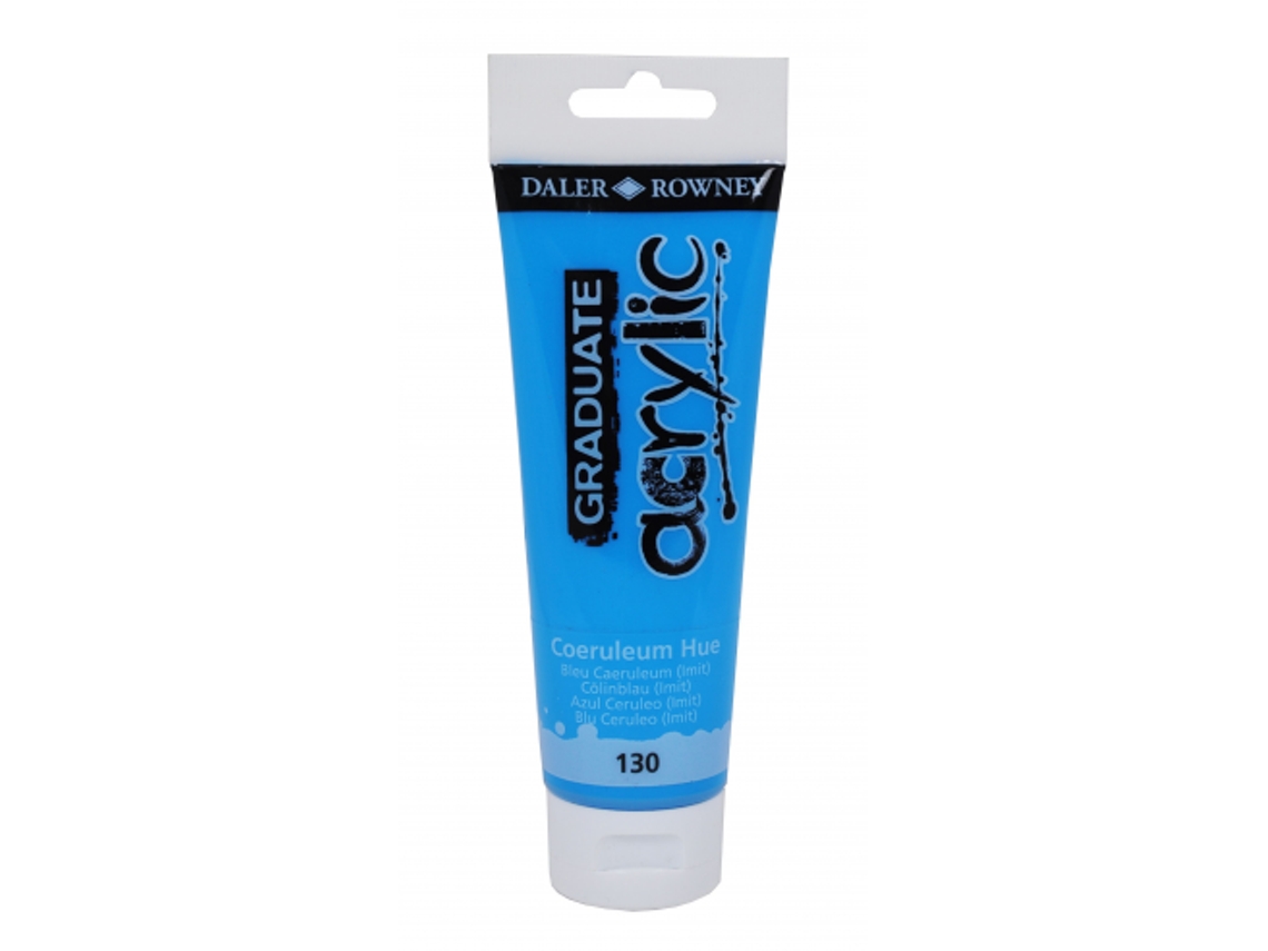 Pintura Acrílica Graduate Daler Rowny 120 Ml (130 Azul Cerúleo)