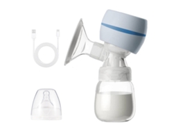 Bomba Tira leite Elétrica Portátil com Visor Led, Livre de Bpa, Funcionamento Silencioso, Capacidade de 180ml. MDUG (azul)