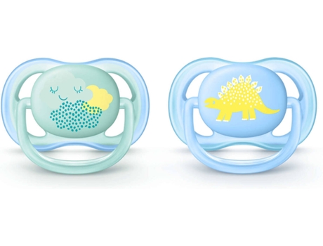 Chupetas PHILIPS AVENT Night Time (0-6 m, 2 uds)