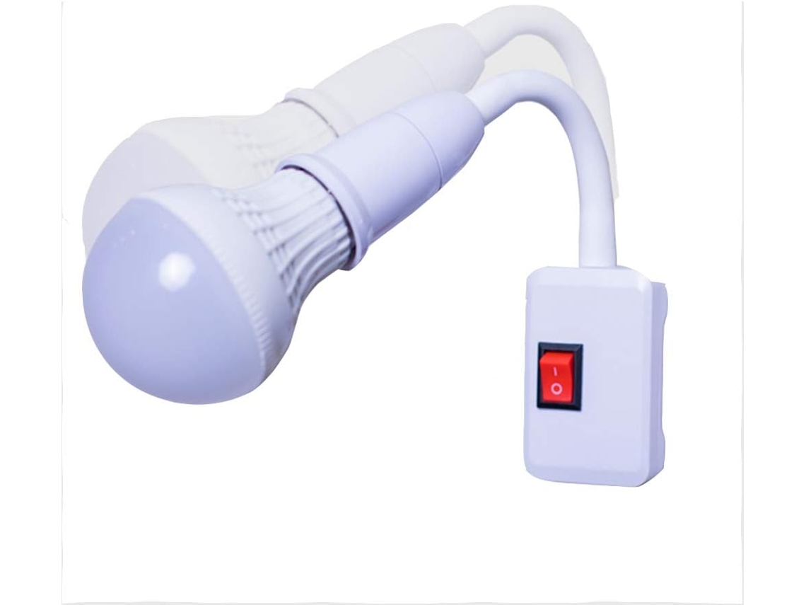 Lâmpada Led Com Soquete E27, Luz Noturna Econômica, Luz De Vela 3w 5w Com Interruptor Independente, Luminária De Mesa