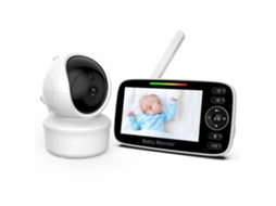 Babá Eletrônica Com Tela Lcd De 4,3 Polegadas E Câmera 2100 Mah, Vox, Visão Noturna Comunicação Bidirecional. Aquaforge