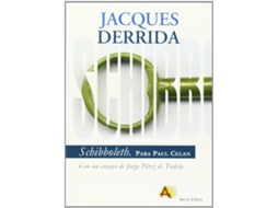 Livro Schibboleth de Jacques Derrida (Espanhol)
