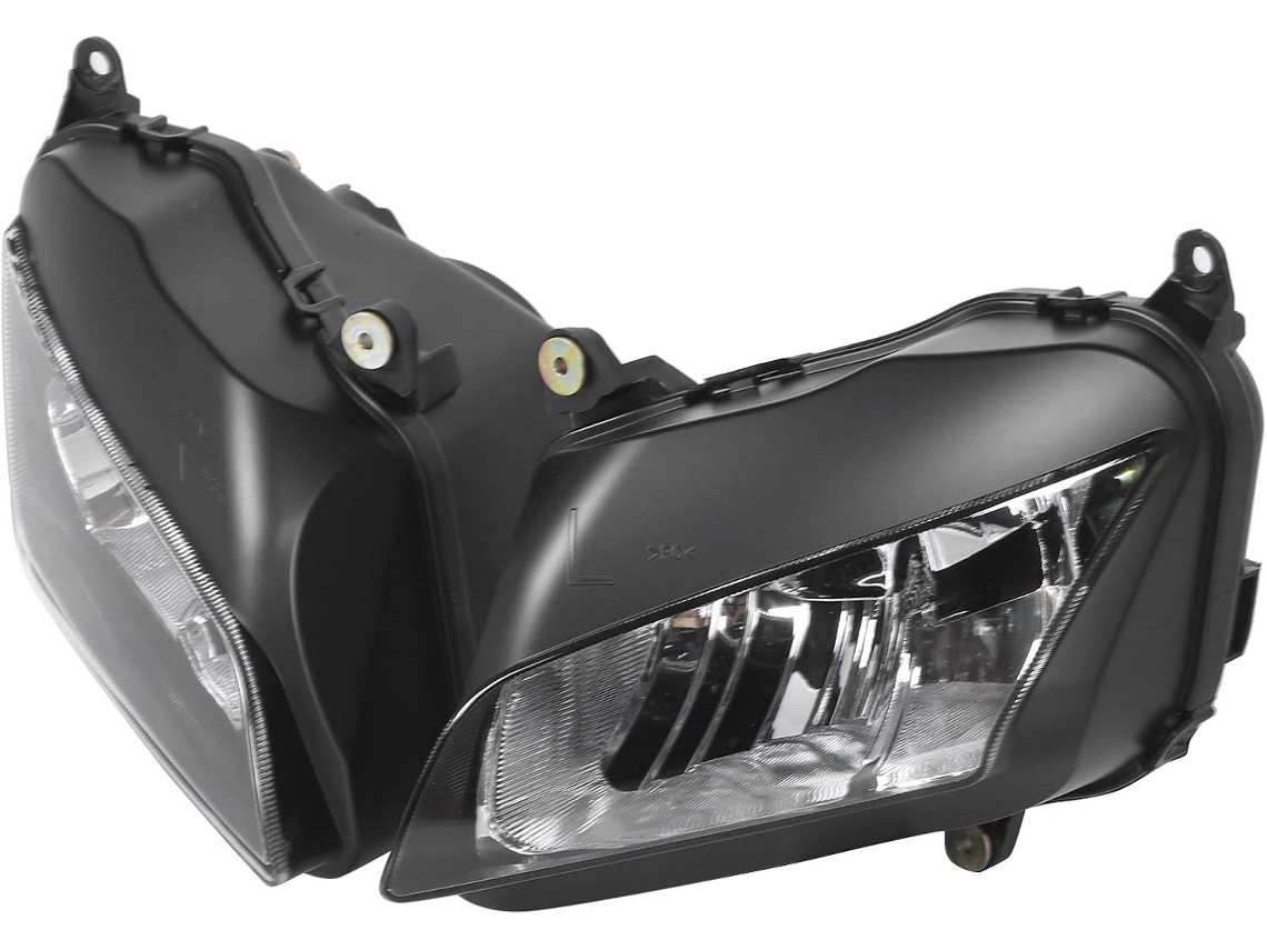 Conjunto De Faróis Dioche Para Motocicleta Cbr 600rr Par 2007-2010, Com Lentes Esquerda E Direita Cobertura Transparente