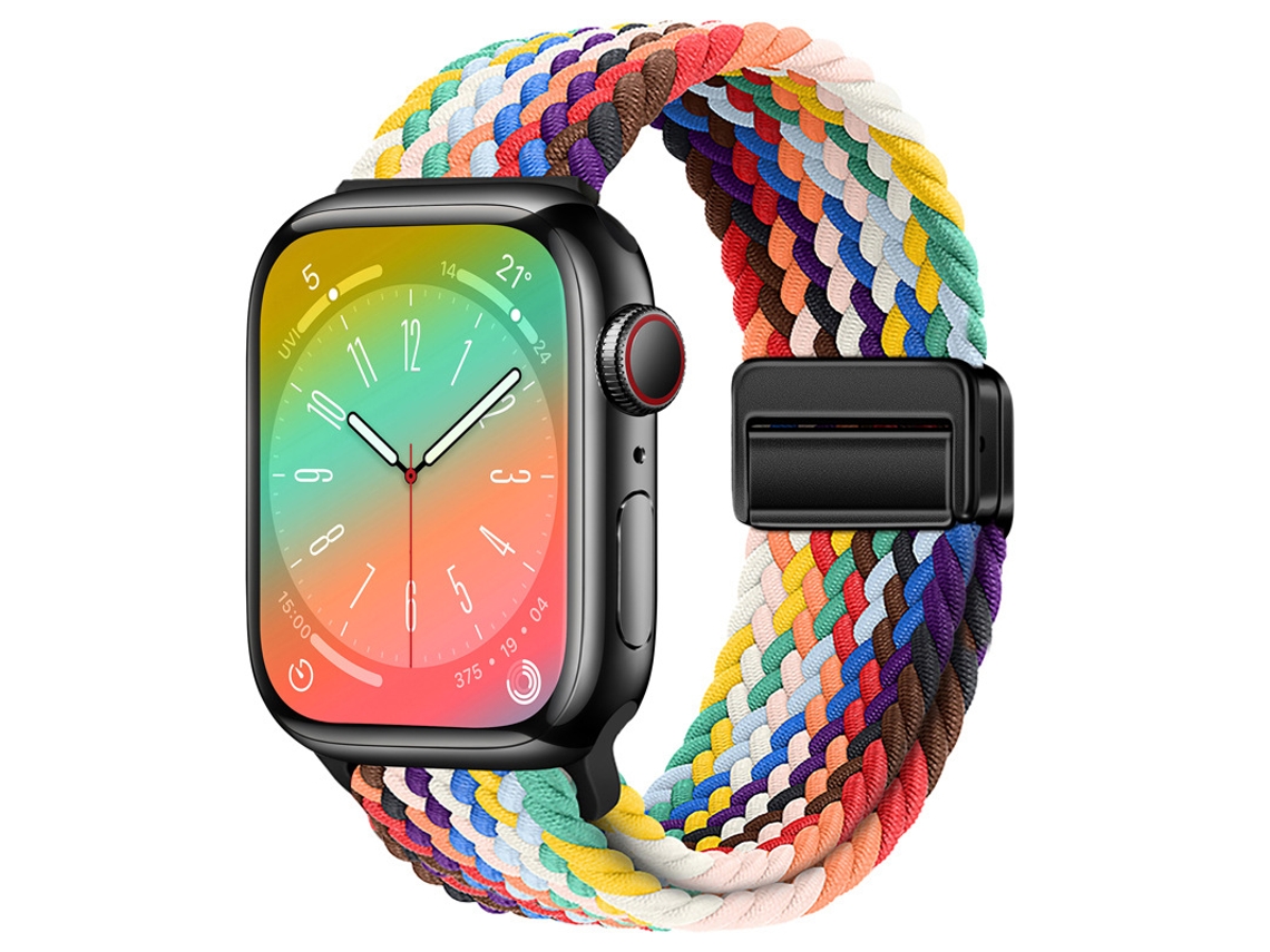 Bracelete Para Apple Watch 38/40/41/42mm Arco-íris Cuich