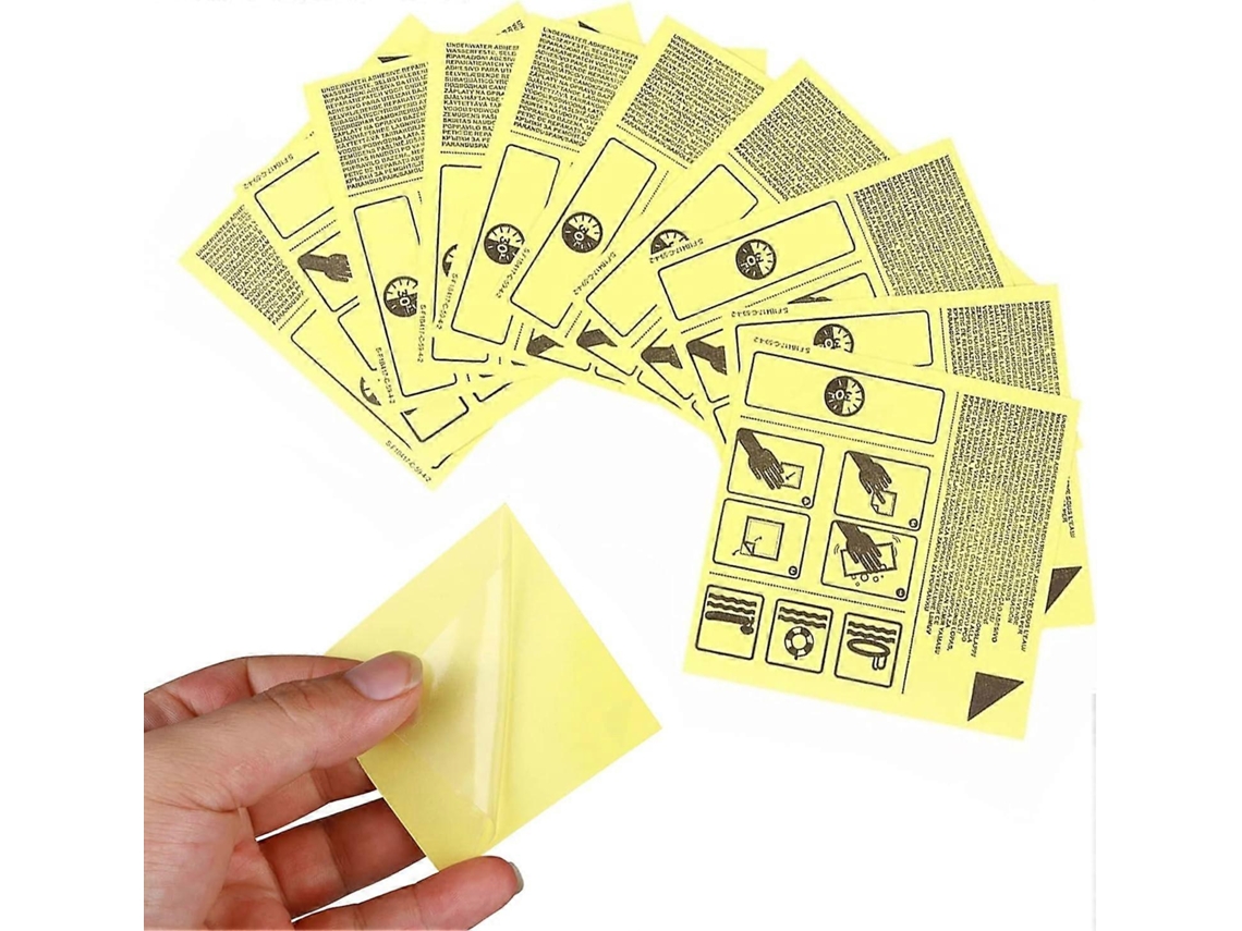 Kit de Reparación Inflable 10 Parches para Produtos Infláveis como Barcos, Colchones e Tendas | S/MARCA