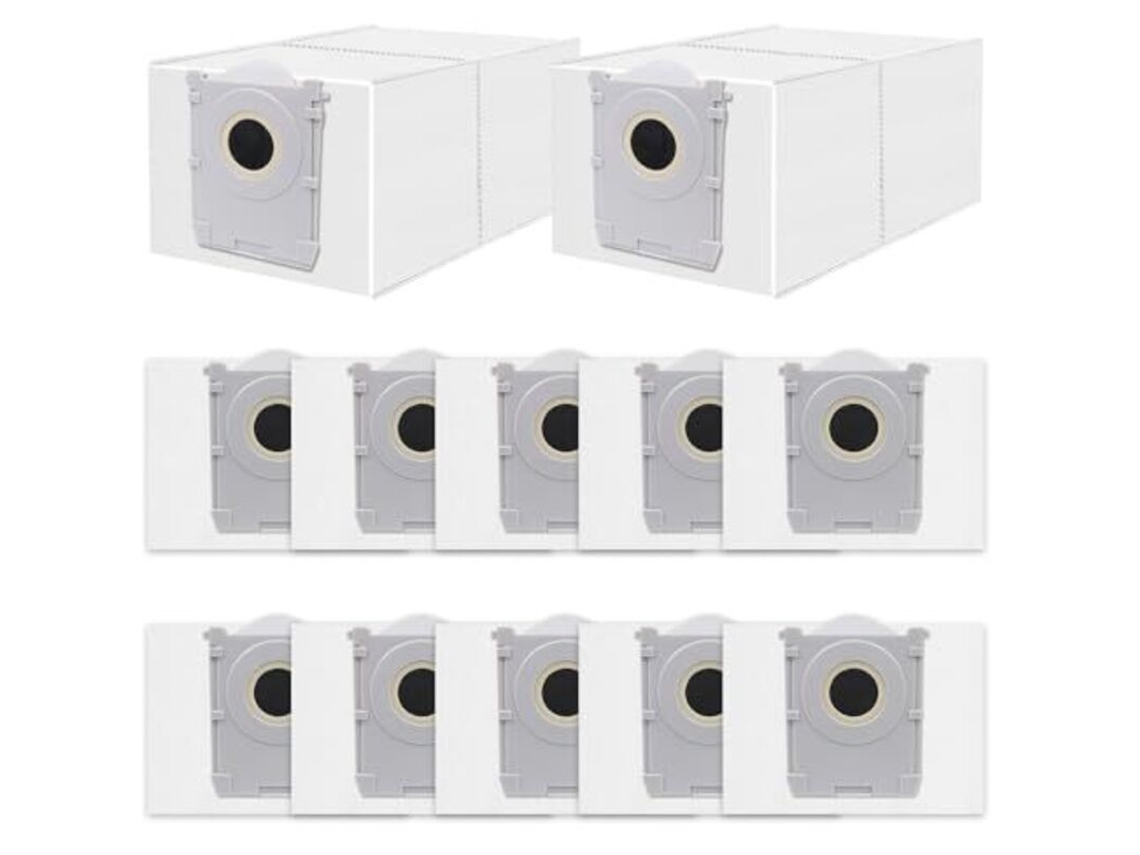 12 Sacos De Pó Para Aspirador Compatíveis Com Ecovacs Deebot