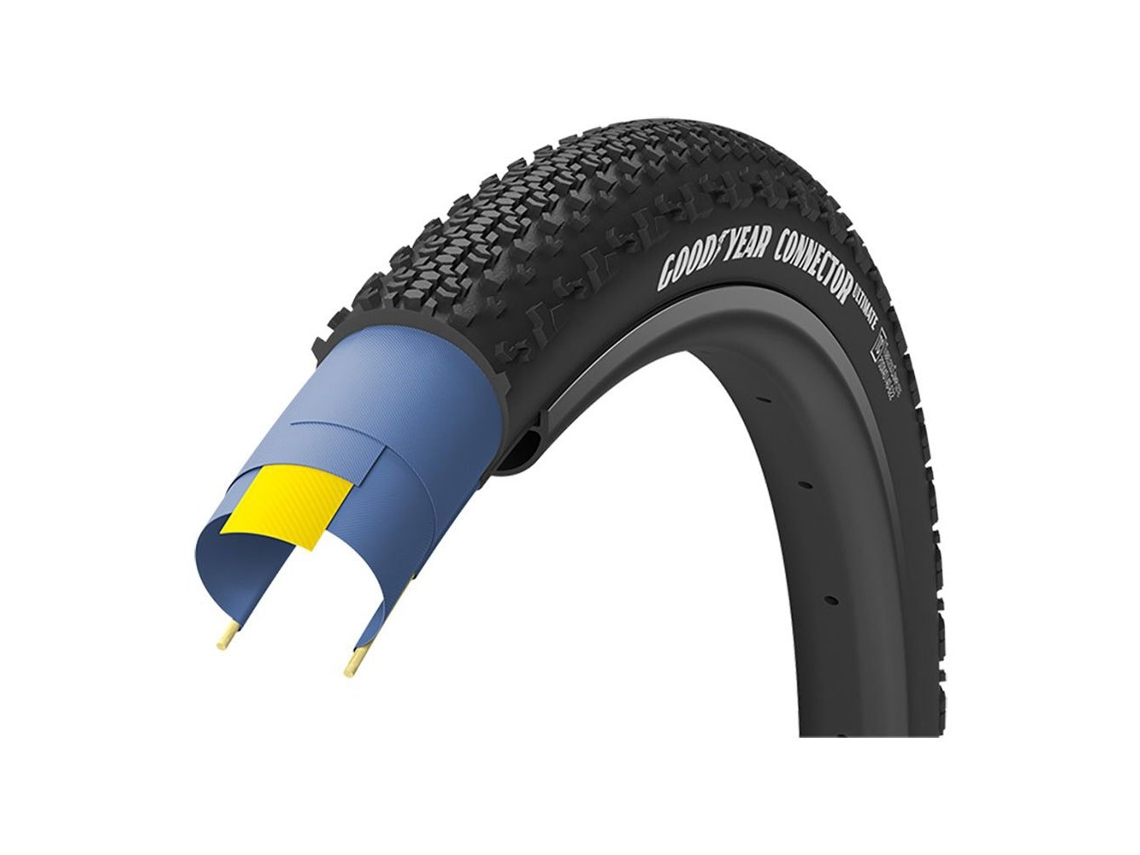 Pneu Gravel Connector Tubeless 700 X 45 Prateado 700 X 45Goodyear