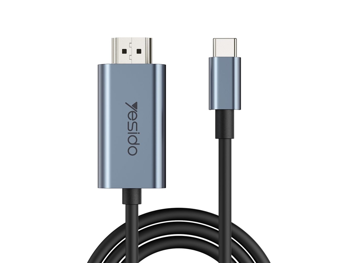 Cabo Yesido Hm10 Usb c para Hdmi 4k 60hz, 2 M AQUAFORGE