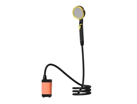 Chuveiro Portátil Para Camping Com Bateria Recarregável E Display De Temperatura, Conjunto Com Cabeça De Chuveiro Gigikill