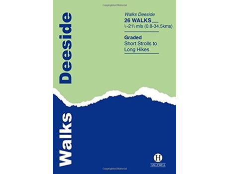 Livro Walks Deeside de Richard Hallewell (Inglês)