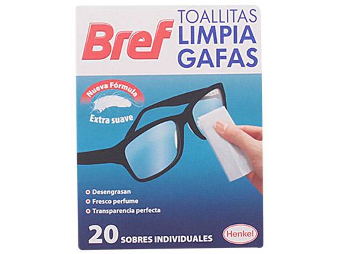 Toalhitas BREF Limpa-óculos (20 un)