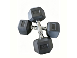 Halter Hexagonal De 7,5 Kg Com Pega Antiderrapante E Revestimento Resistente Para Fitness E Musculação Default Title